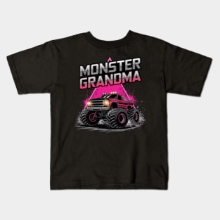 Monster Truck Grandma Monster Truck Are My Jam Truck Lovers Kids T-Shirt